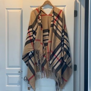 Plaid Cardigan Wrap by Odiva OS
